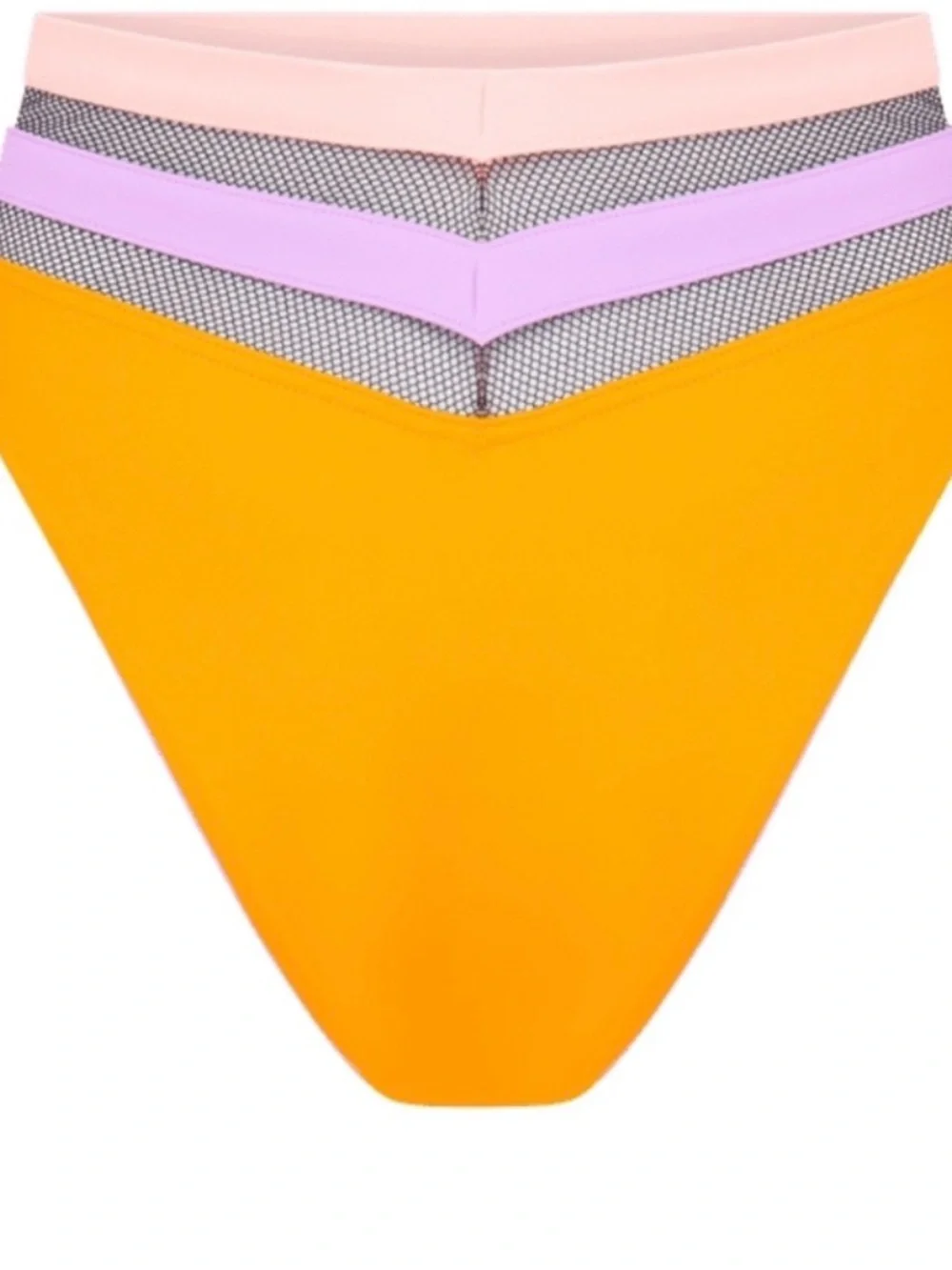 Agent Provocateur Orange, Pink and Purple Stripe Bandeau Bikini